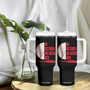 Red October Philly Tumbler With Handle Retro Philadelphia Baseball Fan TS10 Print Your Wear