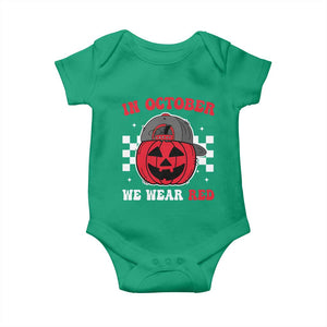 Red October Halloween Baby Onesie Vintage Philadelphia Baseball Fan Jackolantern Pumpkin TS10 Irish Green Print Your Wear