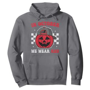 Red October Halloween Hoodie Vintage Philadelphia Baseball Fan Jackolantern Pumpkin TS10 Charcoal Print Your Wear