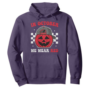 Red October Halloween Hoodie Vintage Philadelphia Baseball Fan Jackolantern Pumpkin TS10 Purple Print Your Wear