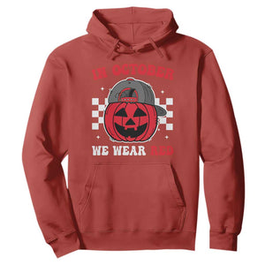 Red October Halloween Hoodie Vintage Philadelphia Baseball Fan Jackolantern Pumpkin TS10 Red Print Your Wear