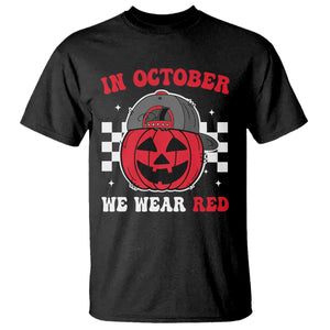 Red October Halloween T Shirt Vintage Philadelphia Baseball Fan Jackolantern Pumpkin TS10 Black Print Your Wear