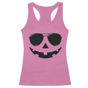 Pumpkin Face Racerback Tank Top Vintage Jack o Lantern Jackolantern Spooky Season Halloween TS10 Azalea Print Your Wear