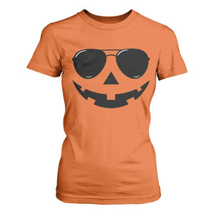 Pumpkin Face T Shirt For Women Vintage Jack o Lantern Jackolantern Spooky Season Halloween TS10 Orange Print Your Wear