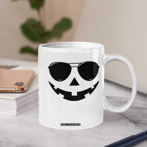 Pumpkin Face Coffee Mug Vintage Jack o Lantern Jackolantern Spooky Season Halloween TS10 Print Your Wear