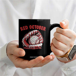 Red October Coffee Mug Baseball Drip Ice Cream Sprinkles Baseball Glove TS10 Print Your Wear