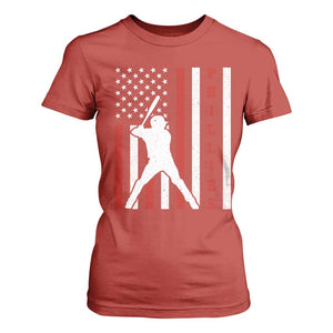 Phillies Baseball T Shirt For Women Cool Distressed Philadelphia Red October US Flag TS10 Red Print Your Wear