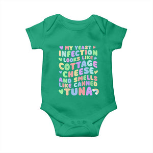 Inappropriate Adult Baby Onesie Funny My Yeast Infection Roulette Game TS10 Irish Green Print Your Wear