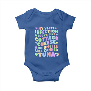 Inappropriate Adult Baby Onesie Funny My Yeast Infection Roulette Game TS10 Royal Blue Print Your Wear