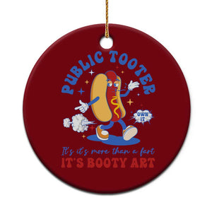 Funny Embarrassing Ceramic Ornament Public Tooter It's More Than A Fart Inappropriate TS10 1pc Red Print Your Wear