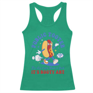 Funny Embarrassing Racerback Tank Top Public Tooter It's More Than A Fart Inappropriate TS10 Irish Green Print Your Wear