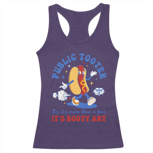 Funny Embarrassing Racerback Tank Top Public Tooter It's More Than A Fart Inappropriate TS10 Purple Print Your Wear