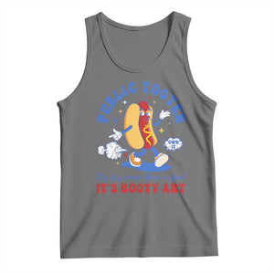 Funny Embarrassing Tank Top Public Tooter It's More Than A Fart Inappropriate TS10 Black Heather Print Your Wear