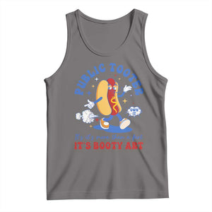 Funny Embarrassing Tank Top Public Tooter It's More Than A Fart Inappropriate TS10 Deep Heather Print Your Wear