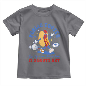 Funny Embarrassing Toddler T Shirt Public Tooter It's More Than A Fart Inappropriate TS10 Charcoal Print Your Wear