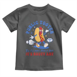Funny Embarrassing Toddler T Shirt Public Tooter It's More Than A Fart Inappropriate TS10 Dark Heather Print Your Wear