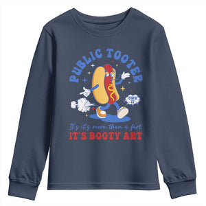 Funny Embarrassing Youth Sweatshirt Public Tooter It's More Than A Fart Inappropriate TS10 Navy Print Your Wear