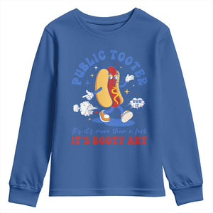 Funny Embarrassing Youth Sweatshirt Public Tooter It's More Than A Fart Inappropriate TS10 Royal Blue Print Your Wear