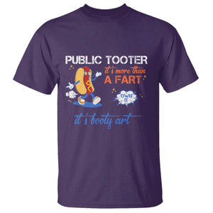 Public Tooter T Shirt Its More Than A Fart Funny Inappropriate Embarrassing TS10 Purple Print Your Wear