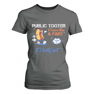 Public Tooter T Shirt For Women Its More Than A Fart Funny Inappropriate Embarrassing TS10 Dark Heather Print Your Wear