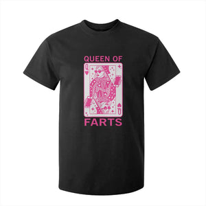 Queen of Farts T Shirt For Kid Funny Joke Inappropriate Fart Prank Gift TS10 Black Print Your Wear