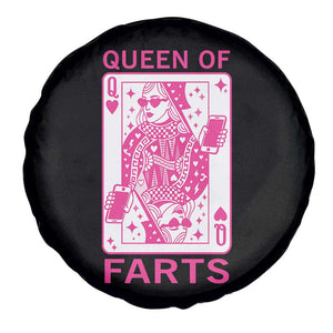 Queen of Farts Spare Tire Cover Funny Joke Inappropriate Fart Prank Gift TS10 Print Your Wear