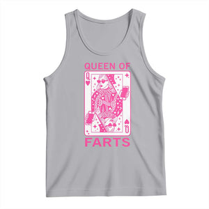 Queen of Farts Tank Top Funny Joke Inappropriate Fart Prank Gift TS10 Athletic Heather Print Your Wear