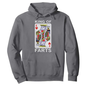 King of Farts Hoodie Funny Joke Inappropriate Fart Prank Gift TS10 Charcoal Print Your Wear