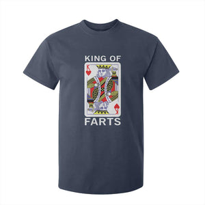 King of Farts T Shirt For Kid Funny Joke Inappropriate Fart Prank Gift TS10 Navy Print Your Wear