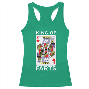 King of Farts Racerback Tank Top Funny Joke Inappropriate Fart Prank Gift TS10 Irish Green Print Your Wear