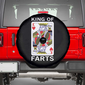 King of Farts Spare Tire Cover Funny Joke Inappropriate Fart Prank Gift TS10 Black Print Your Wear