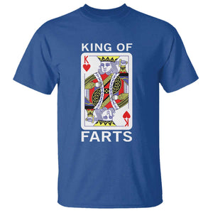 King of Farts T Shirt Funny Joke Inappropriate Fart Prank Gift TS10 Royal Blue Print Your Wear