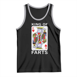 King of Farts Tank Top Funny Joke Inappropriate Fart Prank Gift TS10 Black Athletic Heather Print Your Wear