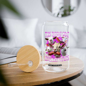 Funny Throat Goat Glass Can Swallows Juicy Wieners Inappropriate Adult TS10 Print Your Wear