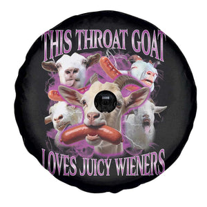 Funny Throat Goat Spare Tire Cover Swallows Juicy Wieners Inappropriate Adult TS10 Print Your Wear