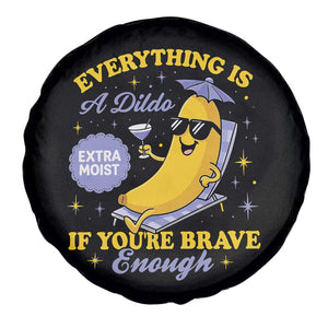 Funny Embarrassing Saying Spare Tire Cover Sarcastic Inappropriate Raunchy Banana TS10 Print Your Wear