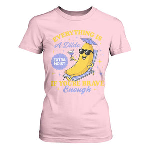 Funny Embarrassing Saying T Shirt For Women Sarcastic Inappropriate Raunchy Banana TS10 Light Pink Print Your Wear
