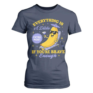 Funny Embarrassing Saying T Shirt For Women Sarcastic Inappropriate Raunchy Banana TS10 Navy Print Your Wear