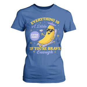 Funny Embarrassing Saying T Shirt For Women Sarcastic Inappropriate Raunchy Banana TS10 Royal Blue Print Your Wear