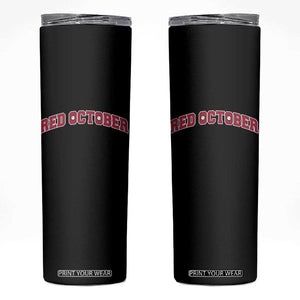 Red October Skinny Tumbler Vintage Sports Philadelphia Playoff Baseball Fan TS10 Black Print Your Wear