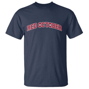 Red October T Shirt Vintage Sports Philadelphia Playoff Baseball Fan TS10 Navy Print Your Wear