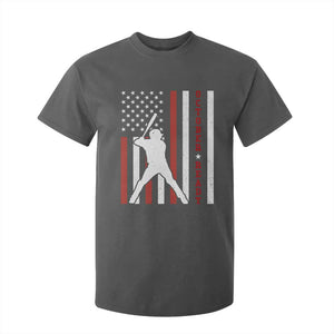 October Ready T Shirt For Kid Cool Distressed Philadelphia Baseball Fan US Flag TS10 Dark Heather Print Your Wear