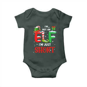 Funny Christmas Baby Onesie I'm Not An Elf Just Short Xmas TS10 Print Your Wear