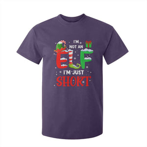 Funny Christmas T Shirt For Kid I'm Not An Elf Just Short Xmas TS10 Purple Print Your Wear