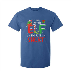 Funny Christmas T Shirt For Kid I'm Not An Elf Just Short Xmas TS10 Royal Blue Print Your Wear