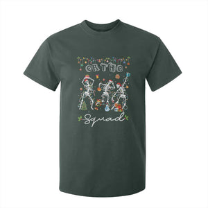 Ortho Nurse Doctor Christmas T Shirt For Kid Skeletons Orthopedics Nurse Rn Crew TS10 Dark Forest Green Print Your Wear