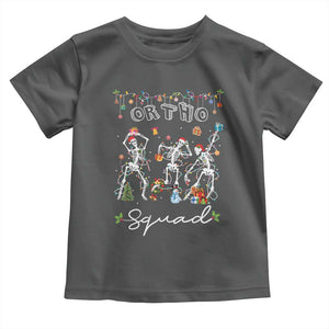 Ortho Nurse Doctor Christmas Toddler T Shirt Skeletons Orthopedics Nurse Rn Crew TS10 Dark Heather Print Your Wear