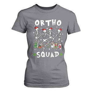 Funny Christmas Ortho Nurse T Shirt For Women Xmas Dancing Skeleton Orthopedics PICU Icu Nurse Rn Crew TS10 Charcoal Print Your Wear