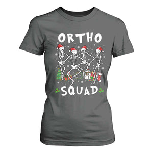 Funny Christmas Ortho Nurse T Shirt For Women Xmas Dancing Skeleton Orthopedics PICU Icu Nurse Rn Crew TS10 Dark Heather Print Your Wear