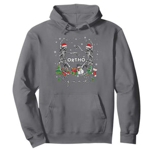 Funny Christmas Nurse Hoodie Ortho Squad Dancing Skeleton Orthopedics PICU Icu Nurse Rn Crew TS10 Charcoal Print Your Wear